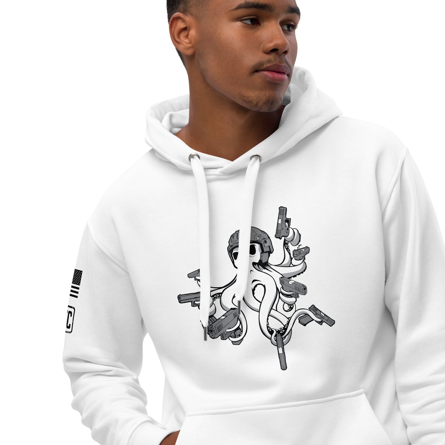 Glocktopus White Hoodie