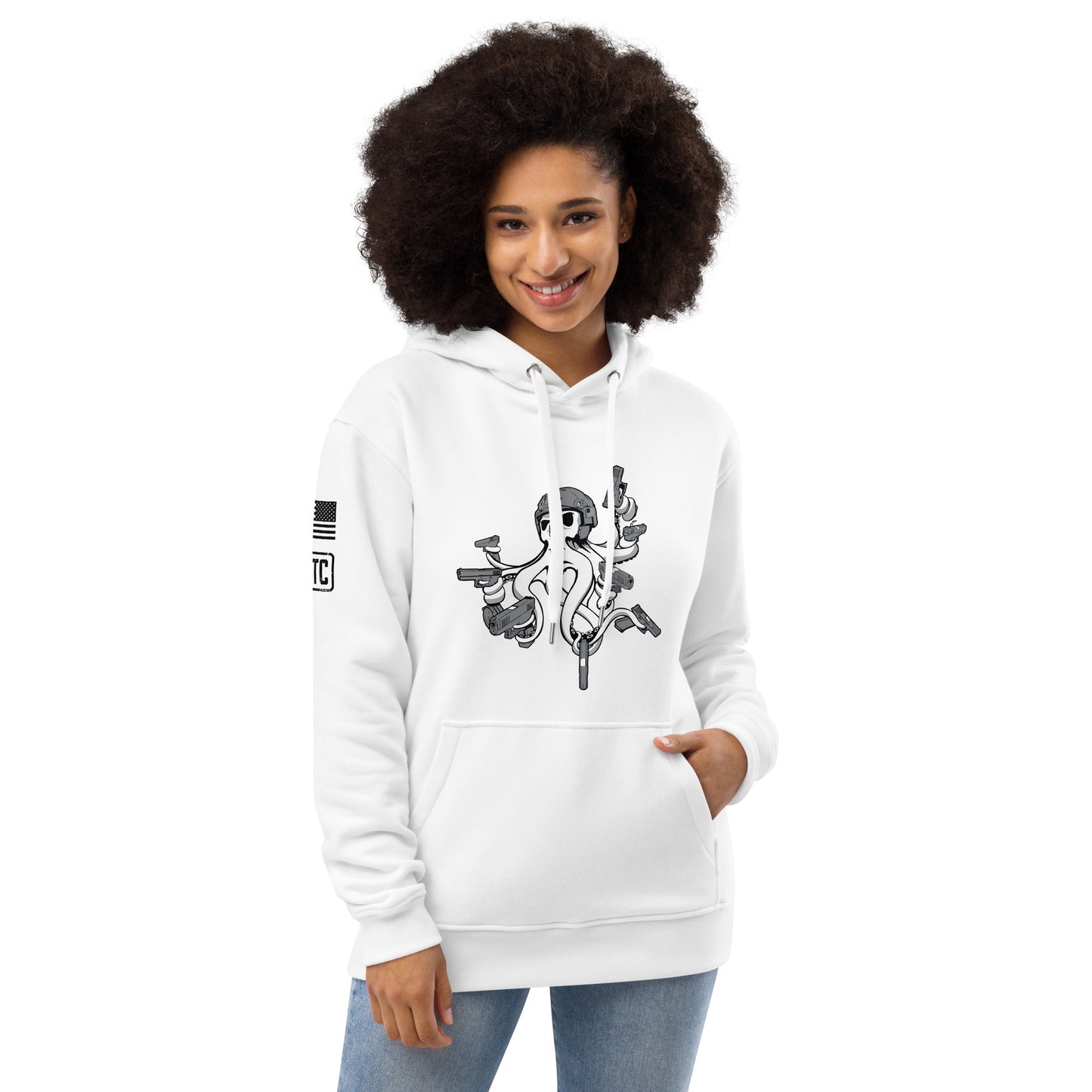 Glocktopus White Hoodie