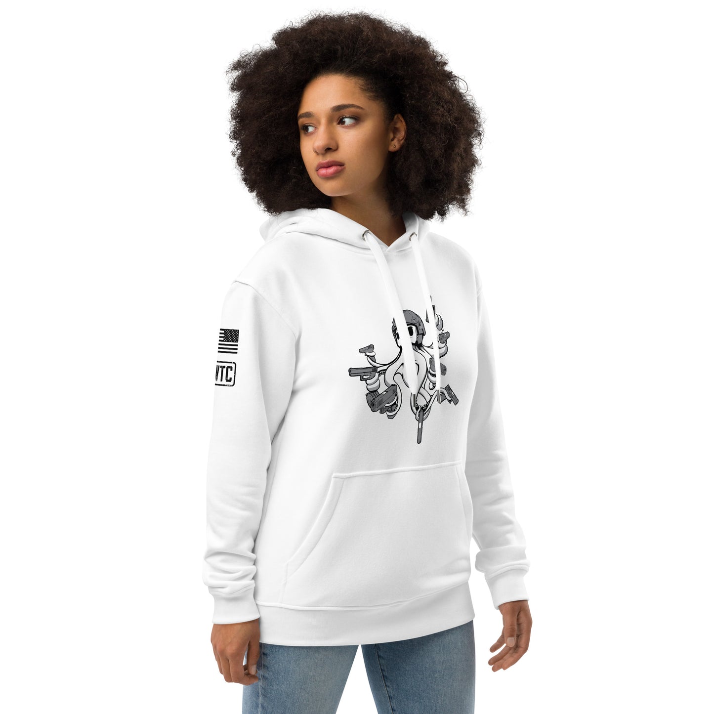 Glocktopus White Hoodie