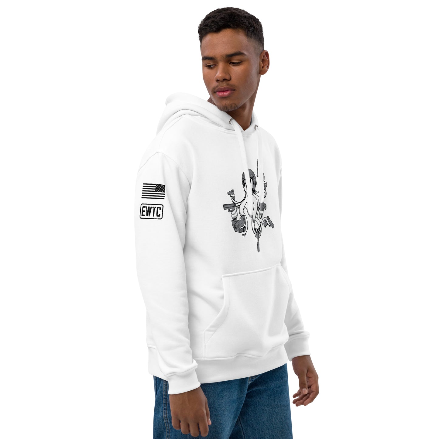 Glocktopus White Hoodie