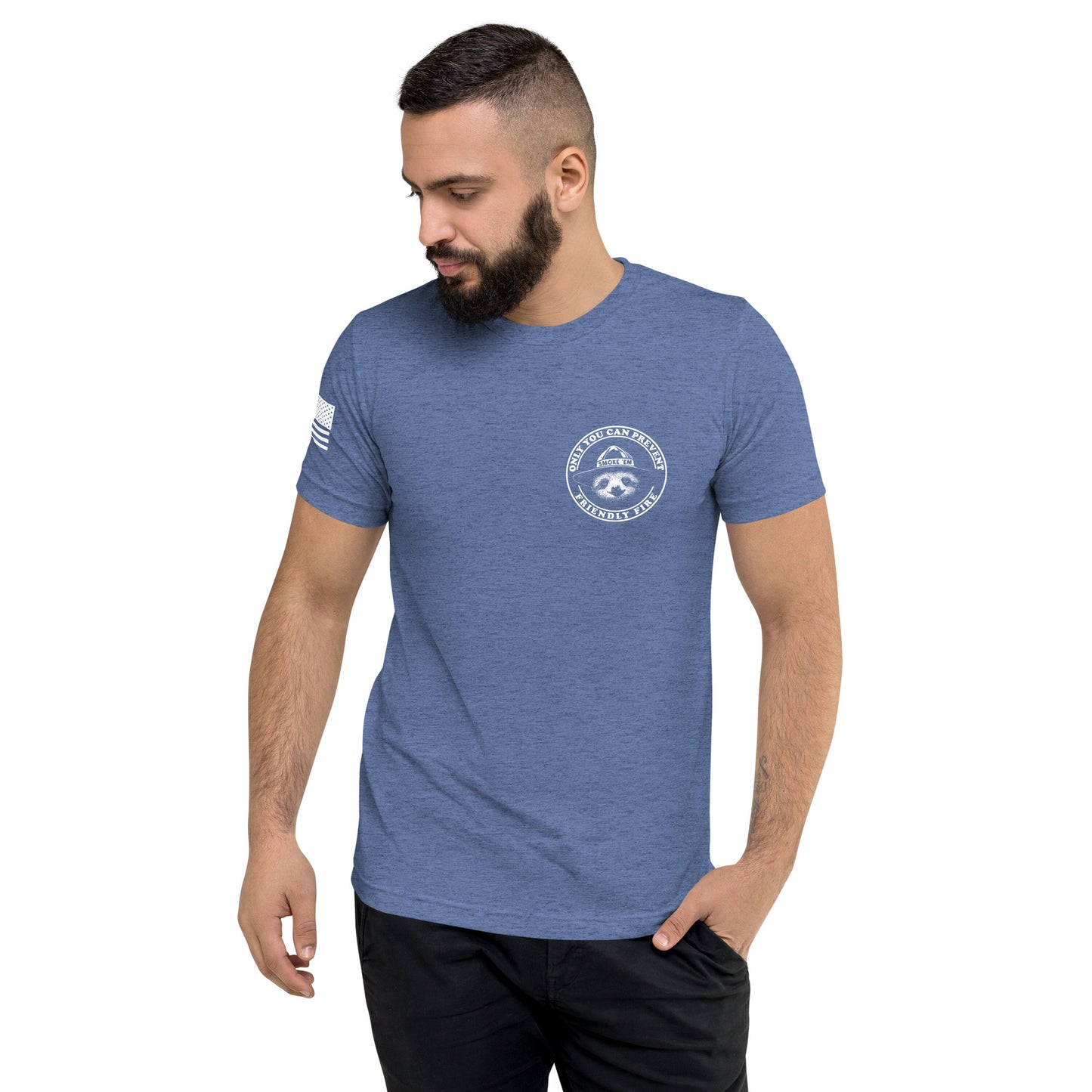 Only You Can Prevent Friendly Fire White Print
