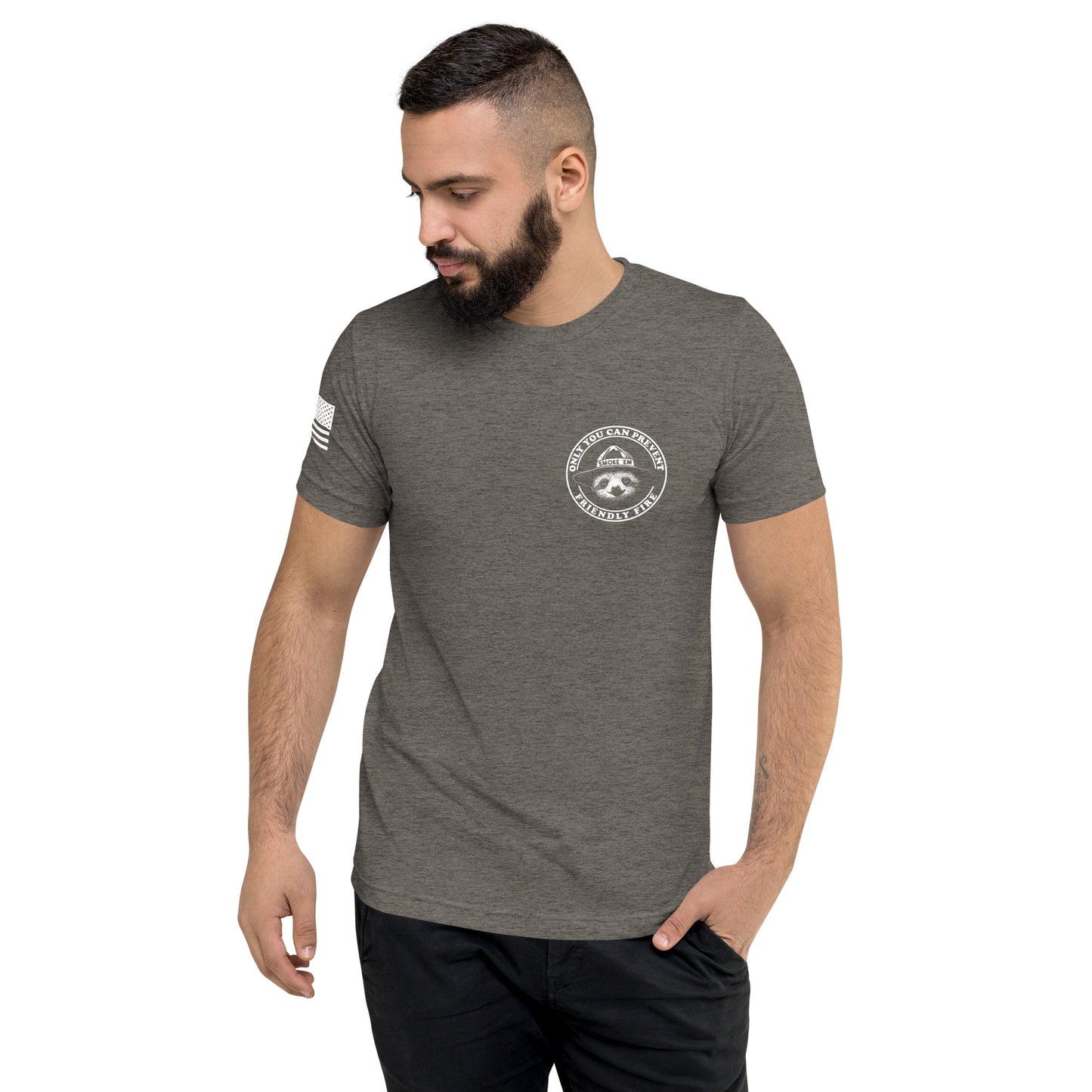 Only You Can Prevent Friendly Fire White Print