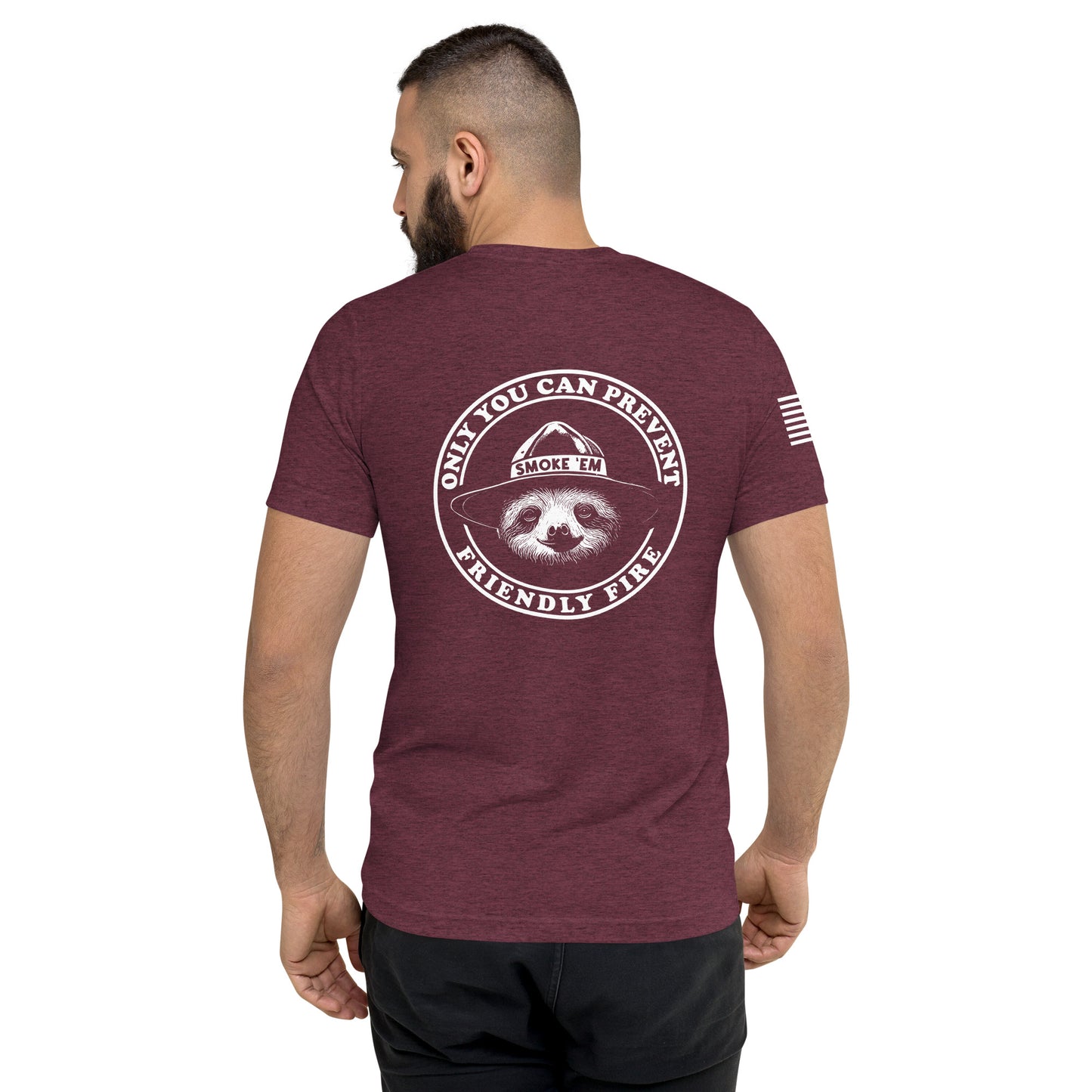 Only You Can Prevent Friendly Fire White Print