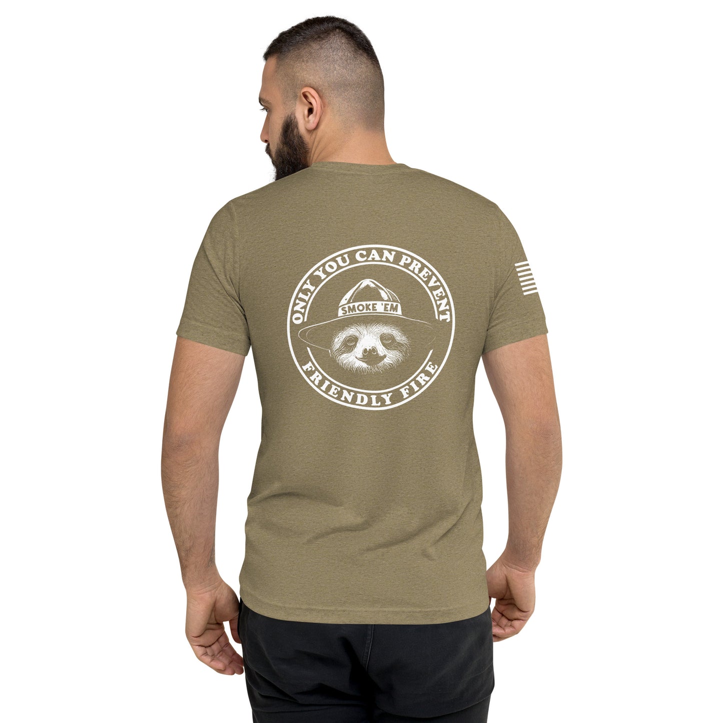 Only You Can Prevent Friendly Fire White Print