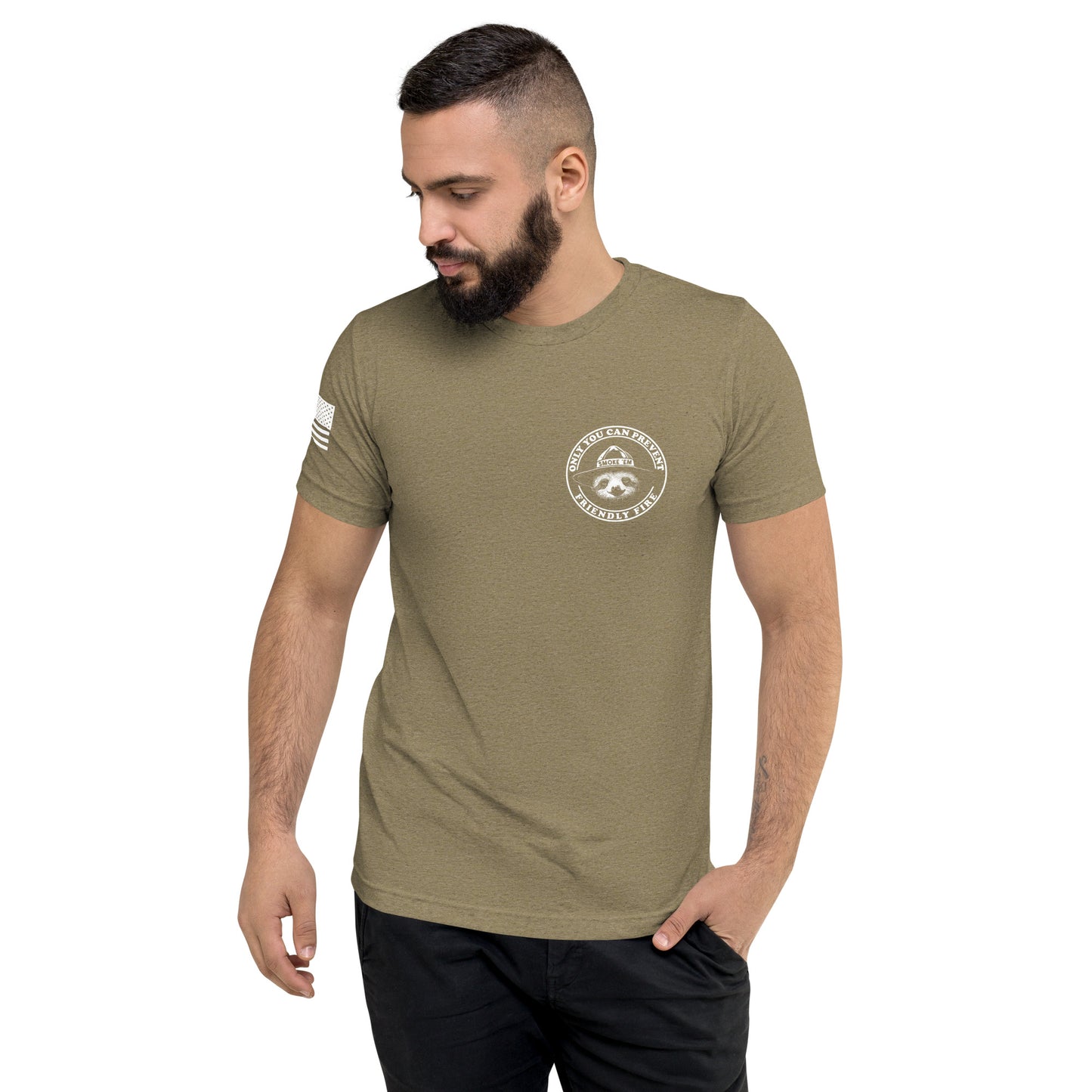 Only You Can Prevent Friendly Fire White Print
