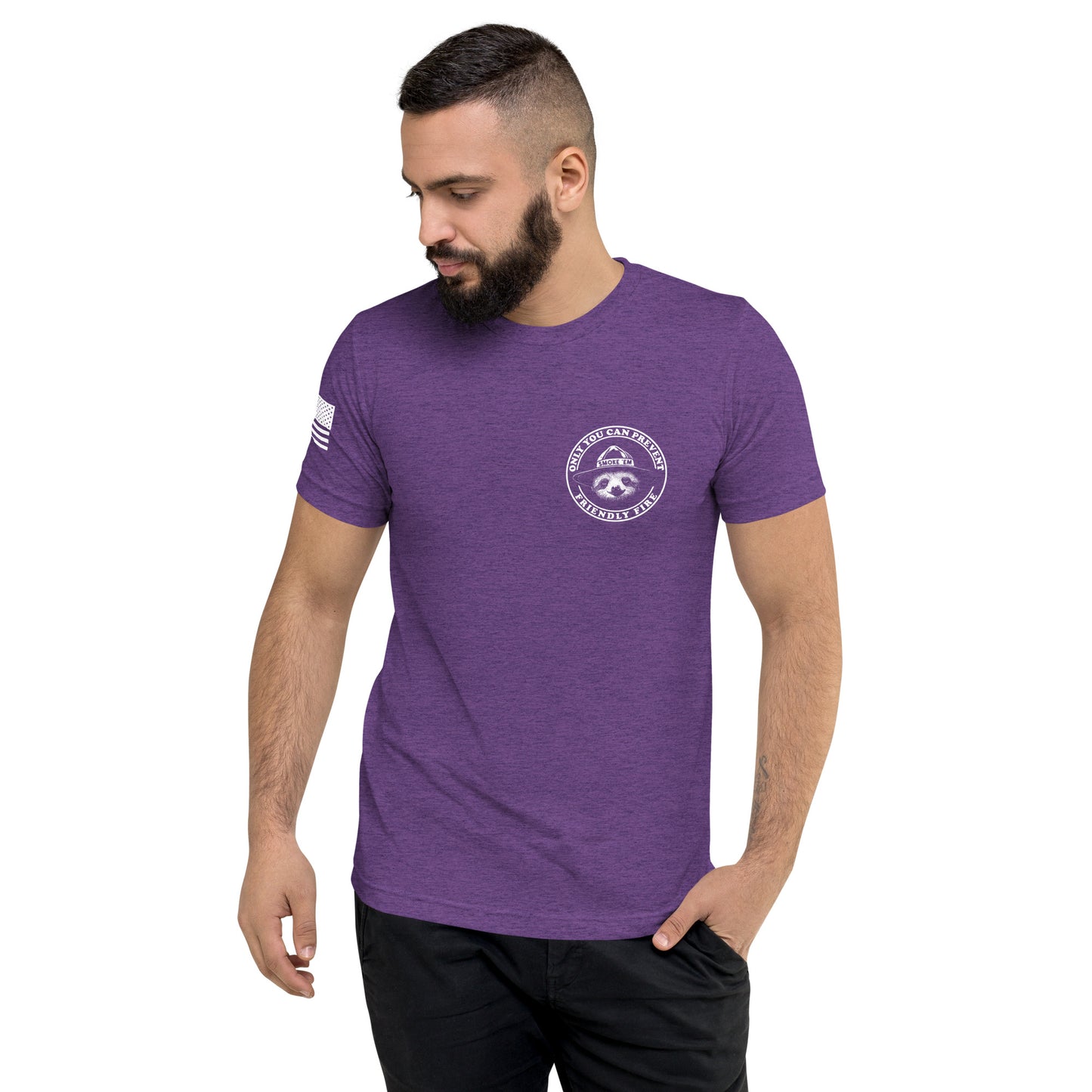 Only You Can Prevent Friendly Fire White Print