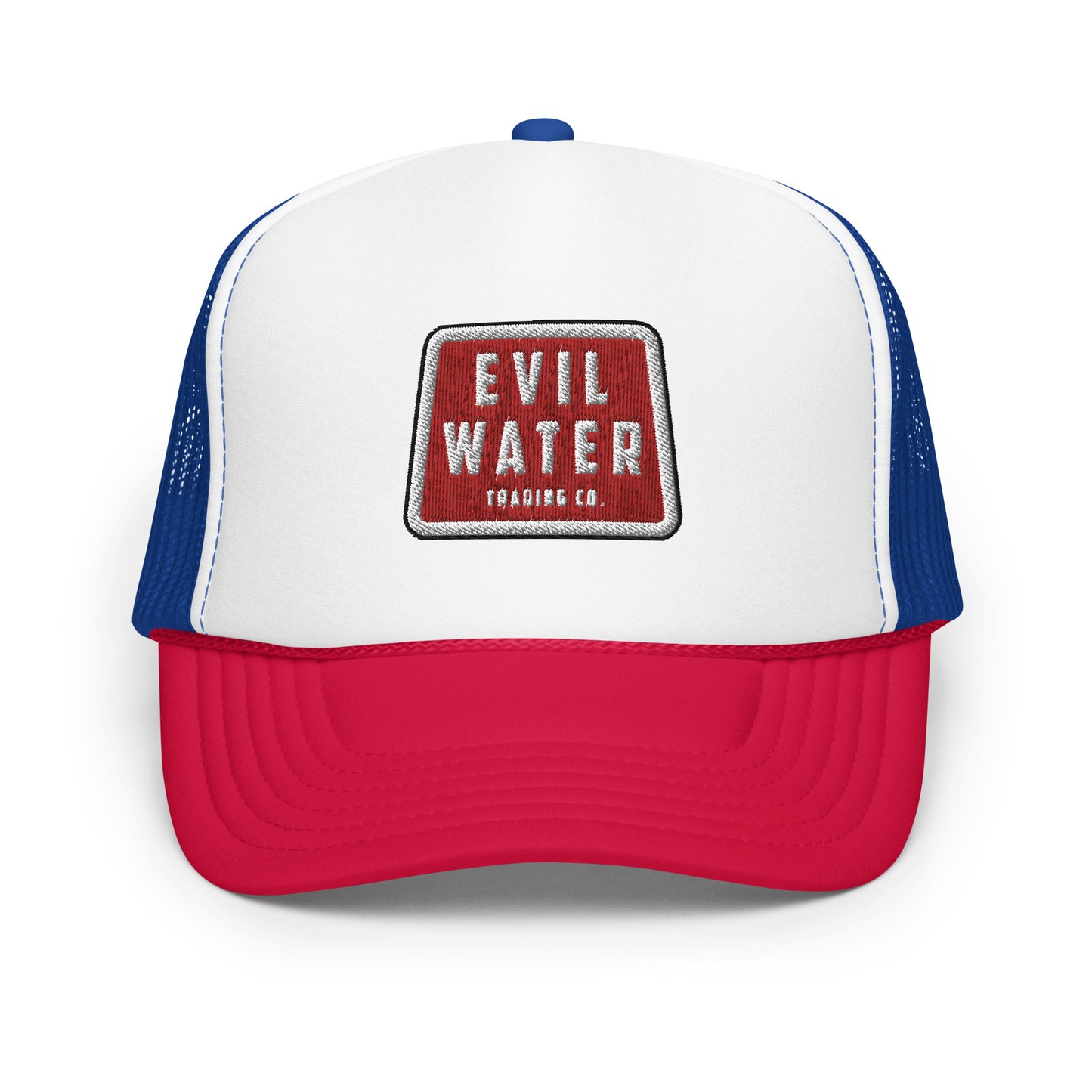 Evil Water Red Patch Red Neck Trucker Hat